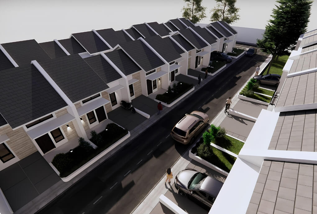 Rumah Kimani Residence Tipe 1 Lantai yang nyaman