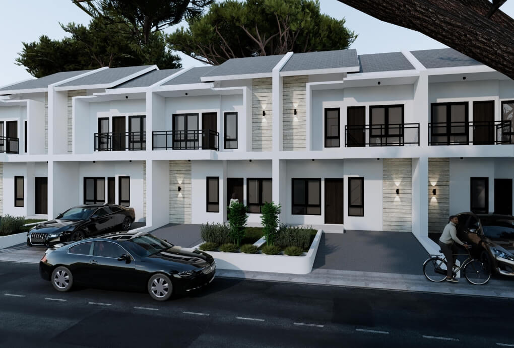 Rumah Kimani Residence Tipe 2 Lantai yang nyaman