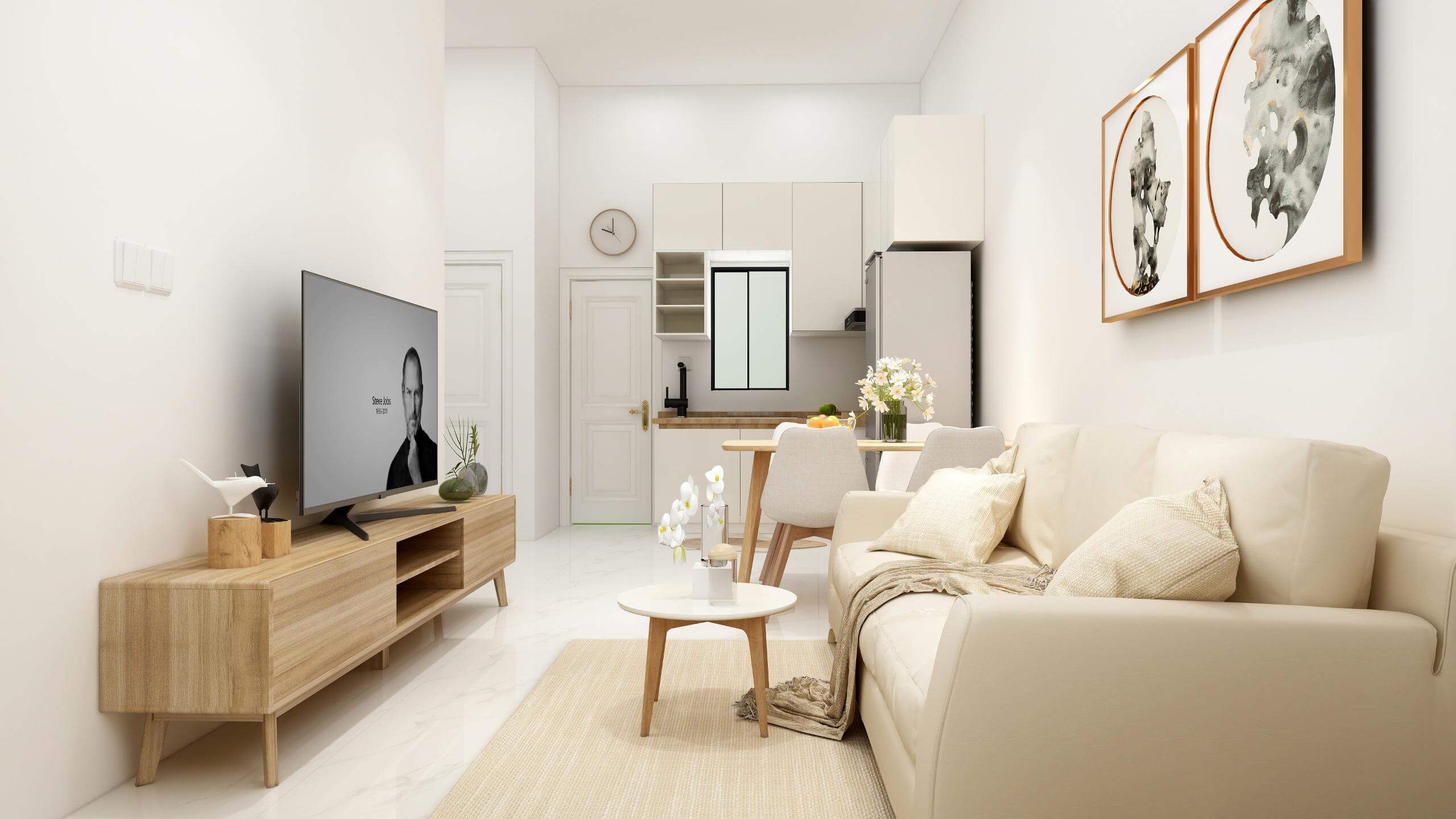 Ruang keluarga Rumah Kimani Residence Tipe 1 Lantai